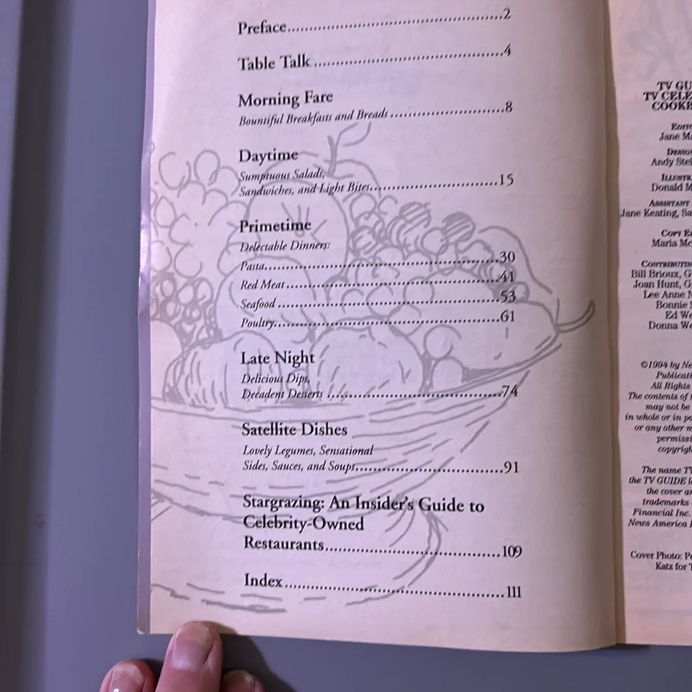 TV Celebrity Cookbook
